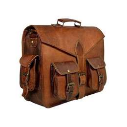 Manufacturer of  Durable Coffee Brown Leather Bag Manufacturers in Armenia