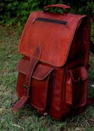 Manufacturer of  Leather Handmade Vintage Style College Bag Manufacturers in Bolivia