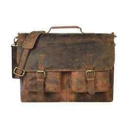 Manufacturer of Retro Buffalo Hunter Leather Bag in Delhi