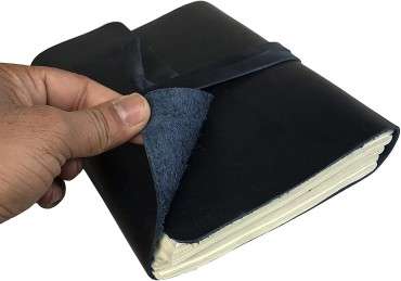 Manufacturer of  Leather Journal Writing Notebook Dark Blue Manufacturers in Baden