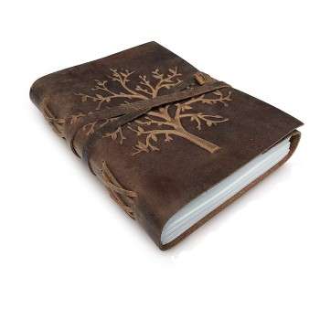 LEATHER JOURNAL TREE OF LIFE in Delhi