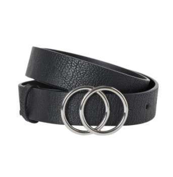  Women Black Textured Belt With Metal Buckle Manufacturers in Singapore